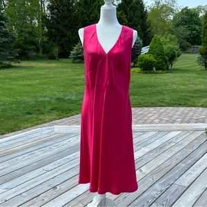 Ann Taylor, Pink, Silk, Empire Waist, Size 12 dress
